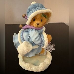 Cherished Teddies, Candace, “Skating on Holiday Joy” by Enesco 1997, Gently used
